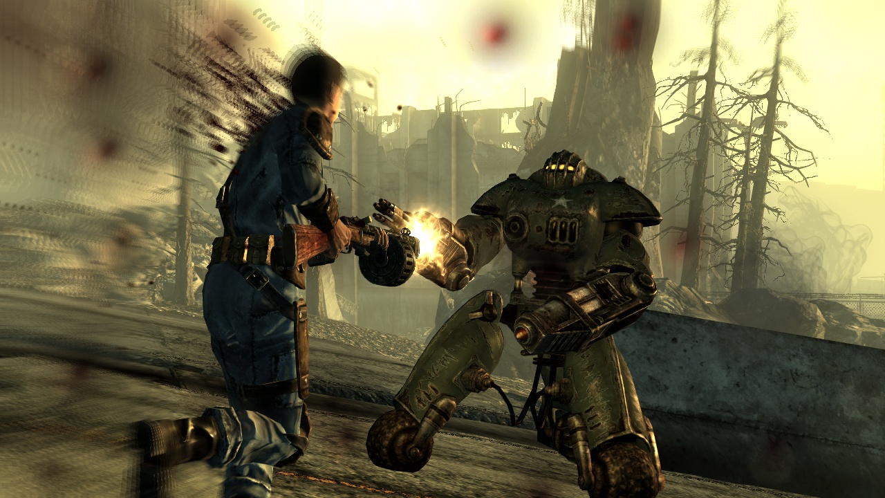 محیط بازی fallout 3