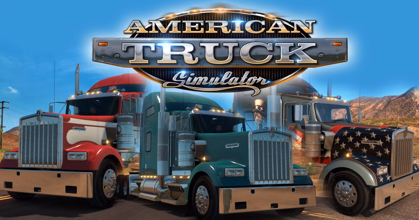 بازی american truck simulator