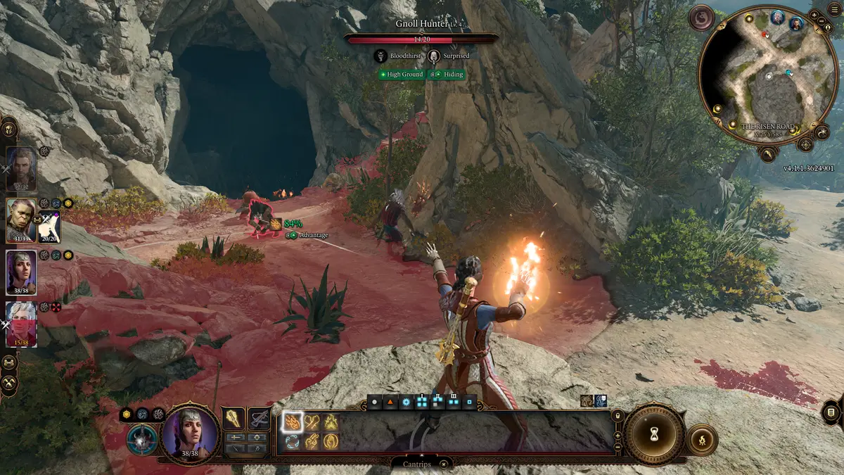 گیم پلی بازی baldur’s gate 3