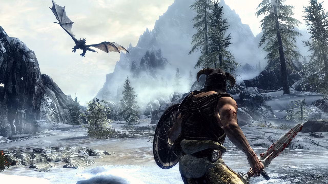 محیط بازی Elder Scrolls V: Skyrim