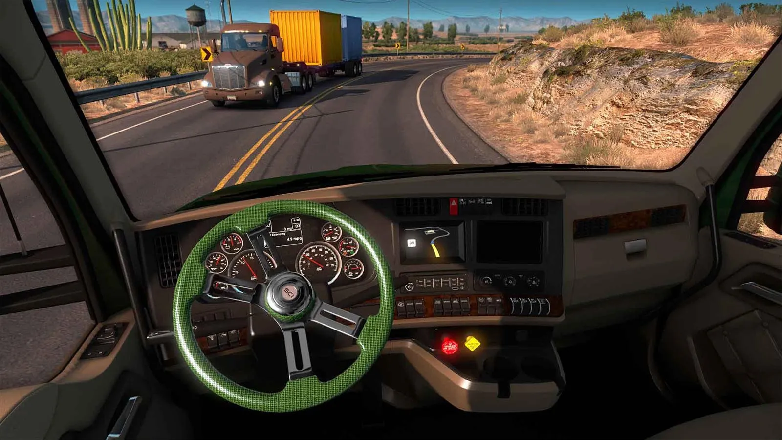 محیط بازی american truck simulator