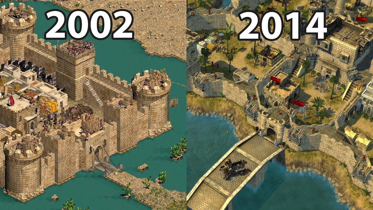 مقایسه Stronghold Crusader HD و نسحه قدیمی
