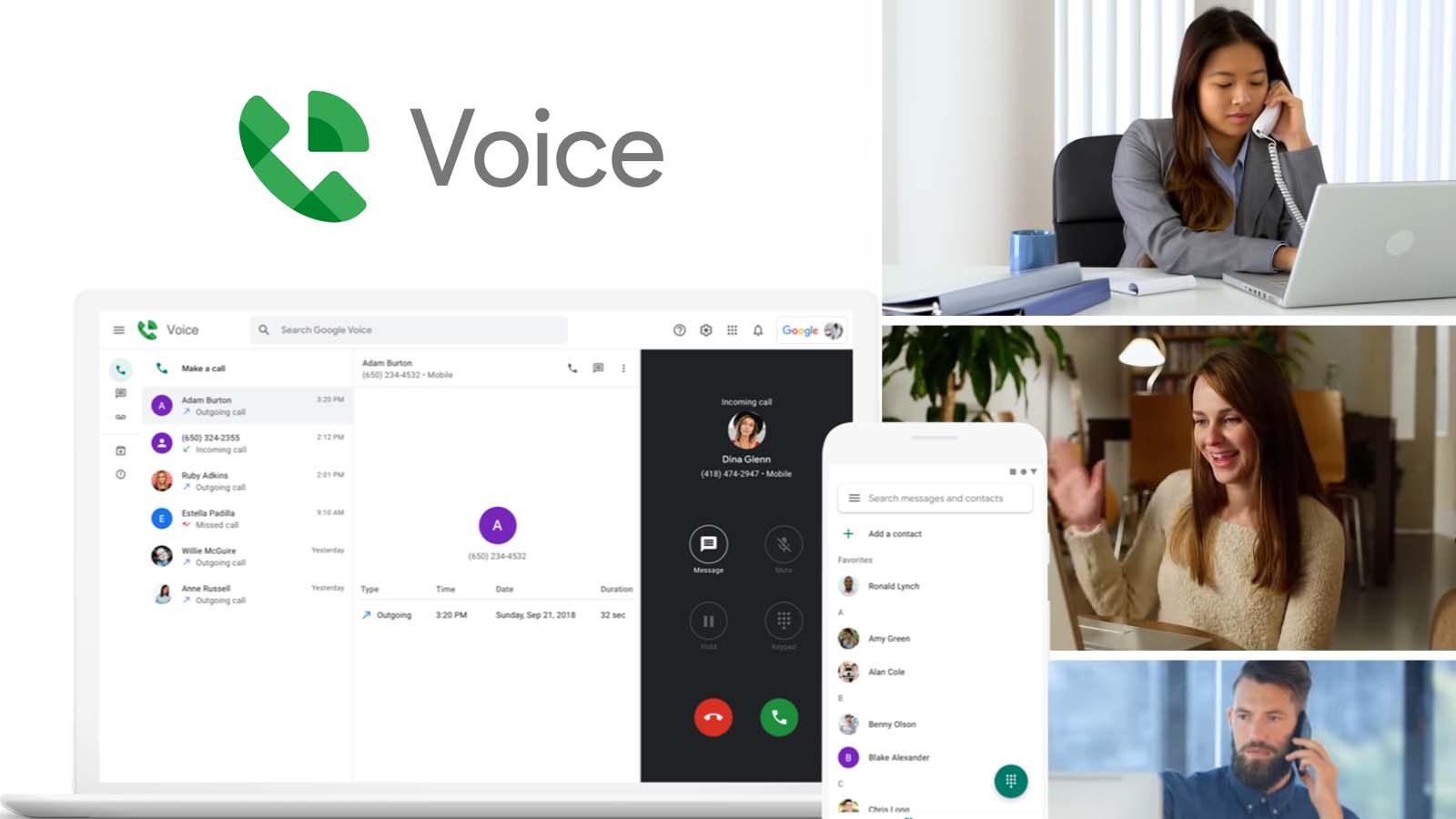 مزایای google voice