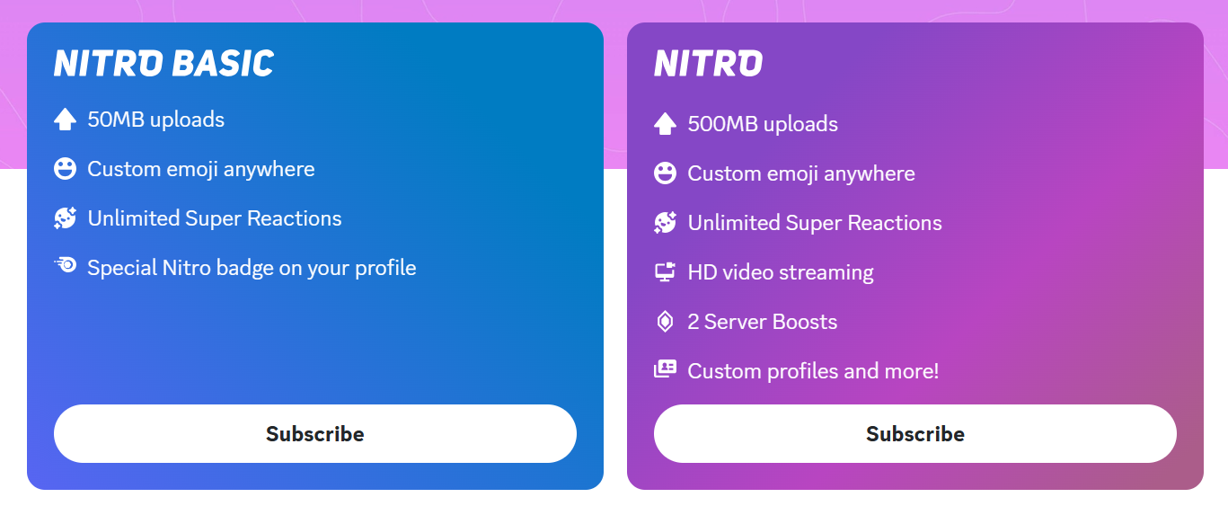 تفاوت نیترو کلاسیک و نیترو بوست دیسکورد