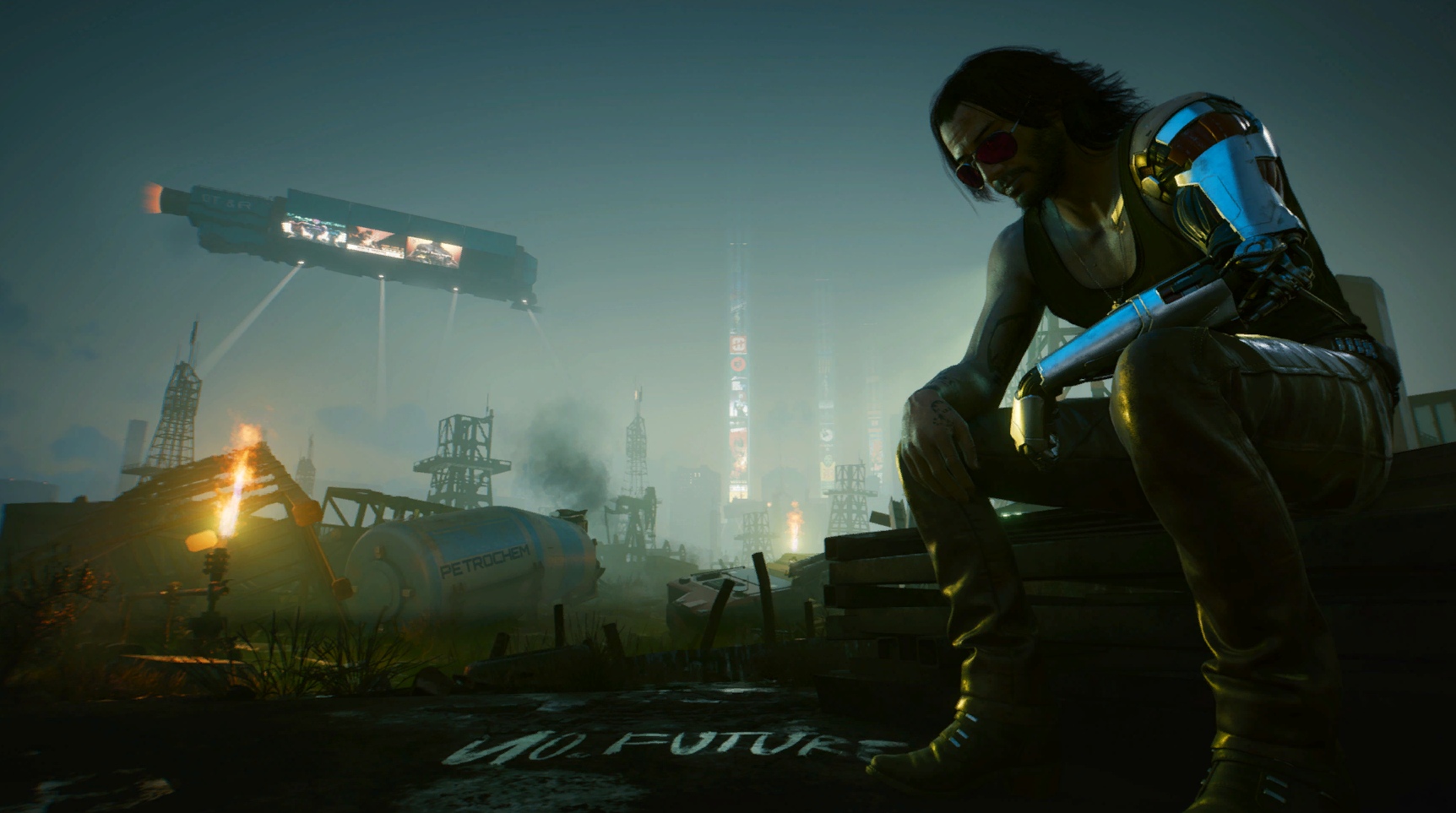 فضای بازی Cyberpunk 2077