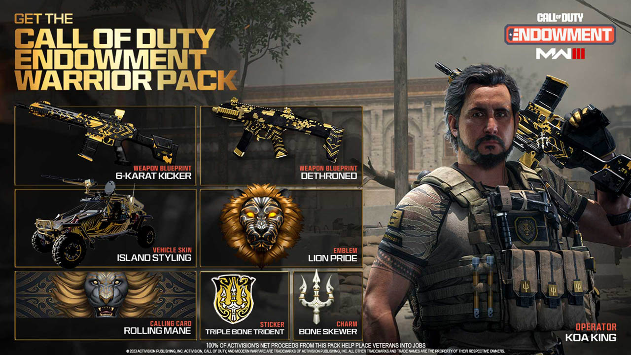 Call of Duty Endowment (C.O.D.E.) Warrior Pack