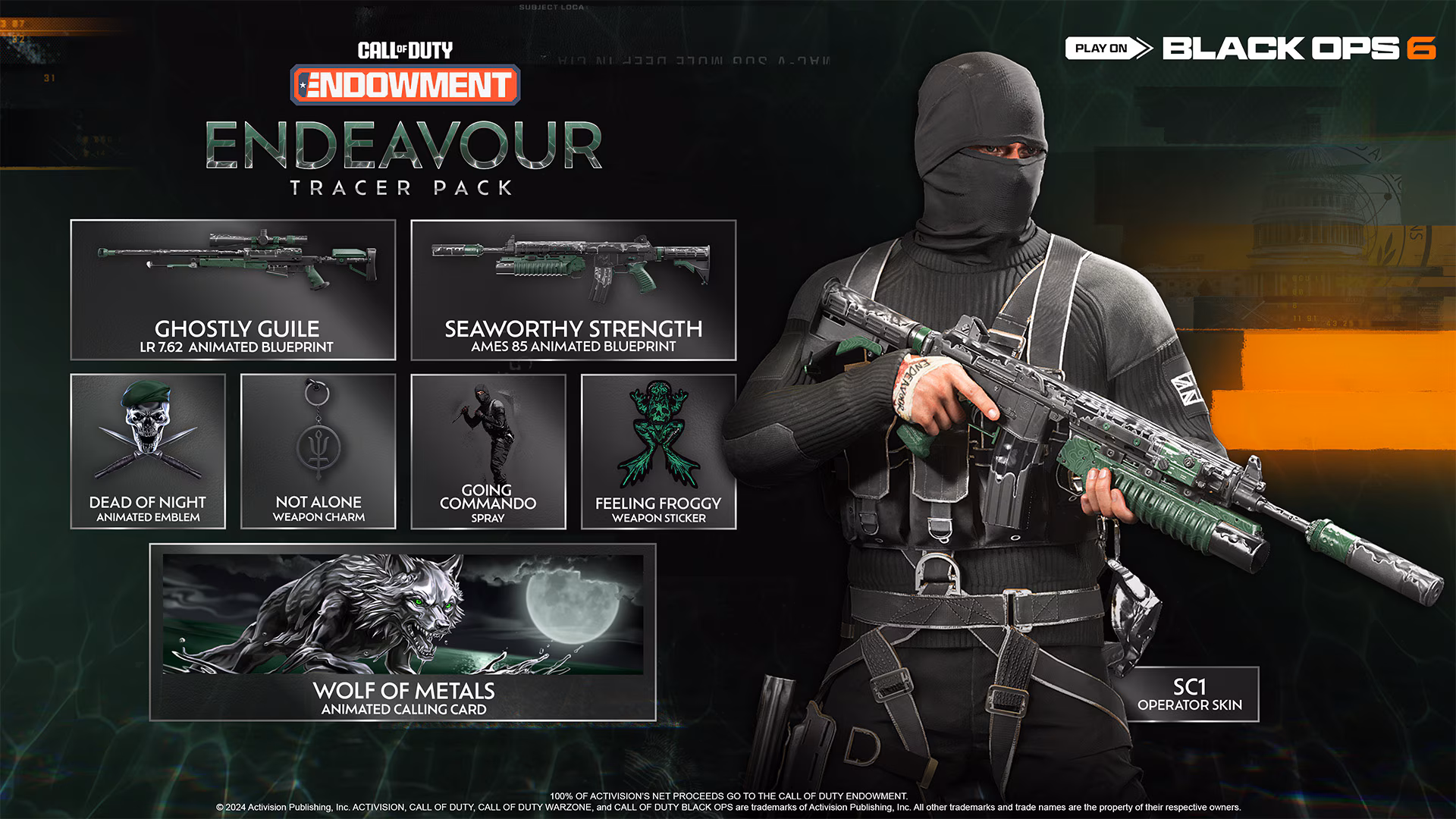 پک Call of Duty Endowment (C.O.D.E.) Endeavour: Tracer Pack