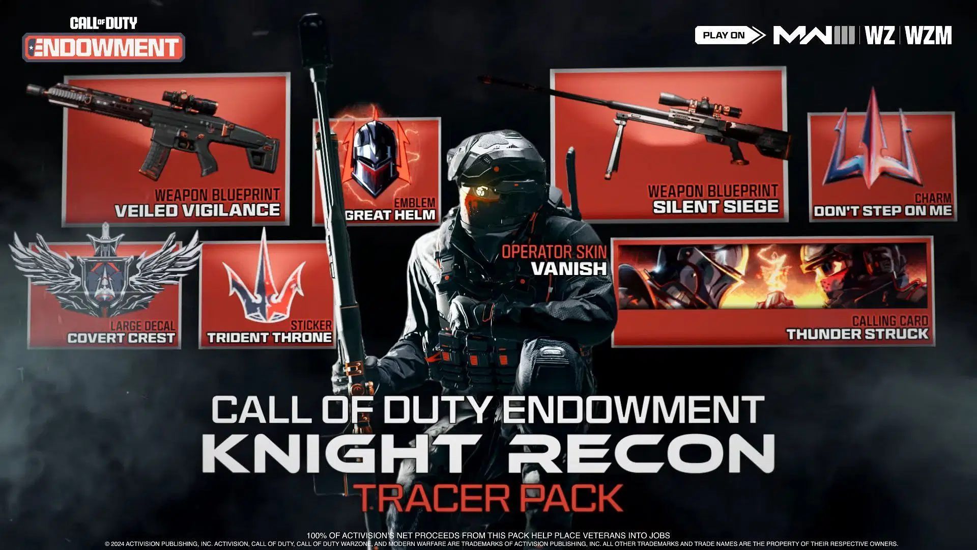 پک Call of Duty Endowment (C.O.D.E.) Knight Recon: Tracer Pack